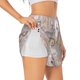 thumbnail image 1 of Balery Safari Animals Pantalones cortos deportivos para mujer con forro y dos bolsillos, elásticos, para entrenamiento, gimnasio, yoga-X-Large, 1 of 7