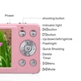 thumbnail image 5 of BIMZUC 4K 64MP Digital Camera with 18X Zoom, Compact Vlogging Point and Shoot Video Camera for Photography, 2.88 Inch Screen, Auto Focus, Portable, Pink, 5 of 5