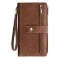 thumbnail image 2 of Beltzy Wallets for Women RFID Blocking Leather Ladies Wallet Large Capacity Double Zip Wristlet Clutch | Credit Card Holder Phone Purse, 2 of 8