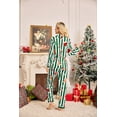 thumbnail image 5 of Womens Christmas Pajamas Set Long Sleeve Sleepwear Button Down Nightwear Soft Pj Loungewear Sleepwear, 5 of 6