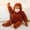 A - Monkey Plush, variant on Punch Monkey Plush, 25.98" Large Orangutan Soft Toy, Cute Monkey Plushies Eco-Friendly Plushs Material, Realistic Soft Cuddly Monkey Toy, Gifts for Punch Monkey Lovers
