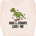 thumbnail image 3 of Inktastic Mimi and Grampy Dinosaur Grandchild Toddler Sweatshirt, 3 of 4