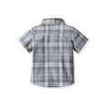 thumbnail image 3 of Seyurigaoka Summer Toddler Boys Shirt Short Sleeve Lapel Single-breasted Top, 3 of 9