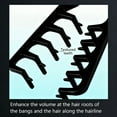 thumbnail image 3 of JESSBEAUTY Texture Comb, Volumizing Hair Styling Comb for Roots Volume, Men Women Texturizing Tool for Short Long Hair, Salon-Grade Grooming Accessory for Curly Straight Hair, 3 of 8