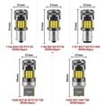thumbnail image 3 of 1 bombilla LED de señal de coche de 1200lm con ventilador superbrillante 1156 1157 BA15S BAU15S Bay15d P21W PY21W P21/5W motocicleta automática 12V, 3 of 4