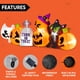 thumbnail image 5 of Calabaza hinchable Joiedomi para Halloween con diseño de gato fantasma con LED, 244 cm, 5 of 8