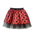 thumbnail image 4 of JIAYUE Kids Girls Polka Dot Mesh Fluffy Skirts For Festival Party Ballet Performance, 4 of 4