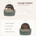 thumbnail image 2 of Lovevook Mini Backpack Purse for Daily Use, Cute Backpack for Women with Chic Puffer Fabric Ultra-Light & Easy Care, 2 of 8
