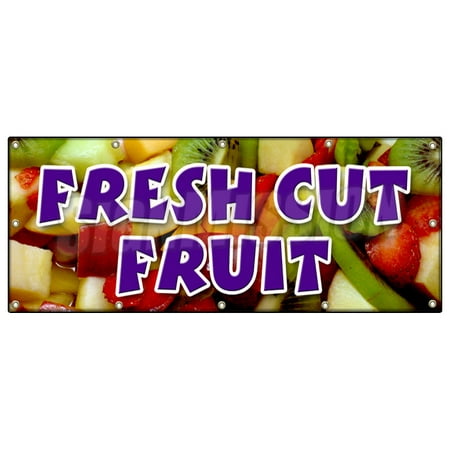 Fresh fruit signs