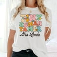 thumbnail image 3 of Custom Teacher Name Tiny Human Tamer T-shirt, Back to school Women Teacher Shirts (2XL, White), 3 of 7