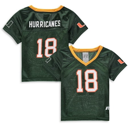 Miami Heat Mens Jerseys - Toddler Russell Green Miami Hurricanes Replica Football Jersey