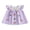 Purple, variant on BemeyourBBs Baby Girl Mardi Gras Outfits Toddler Little Girl Carnival Dress Striped Letter Top Hat Flying Sleeve Dresses Spring Summer Holiday Clothes