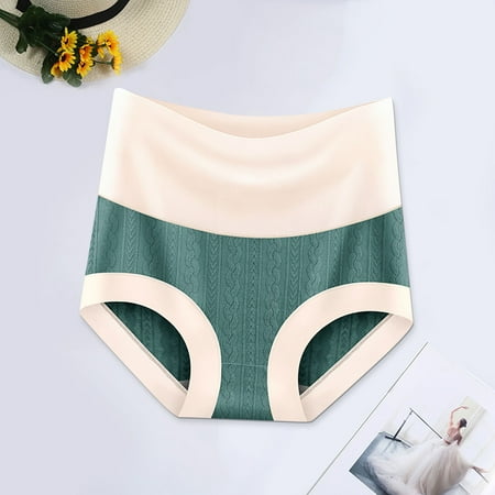 

Gubotare Panties For Women Womens High Waist Mesh Underwear Womens Underwear Comfortable Lace Thong Blue XL