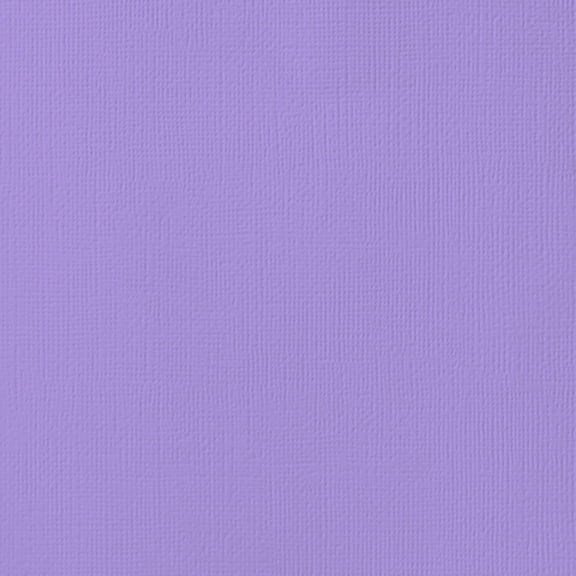 American Crafts 80lb Textured Cardstock 12"X12"-Lavender