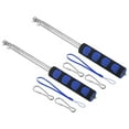 thumbnail image 1 of Unique Bargains 1.2M/4ft Telescopic Handheld Flagpole,2Set Pointer Stick with Sponge Handle Blue, 1 of 8