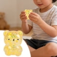 thumbnail image 5 of Gel Stress Balls Transparent Clear Bear Shape Colorful Sparkling Glitter Inside Handheld Pocket Sized Stress Relief for Home Deak, 5 of 9