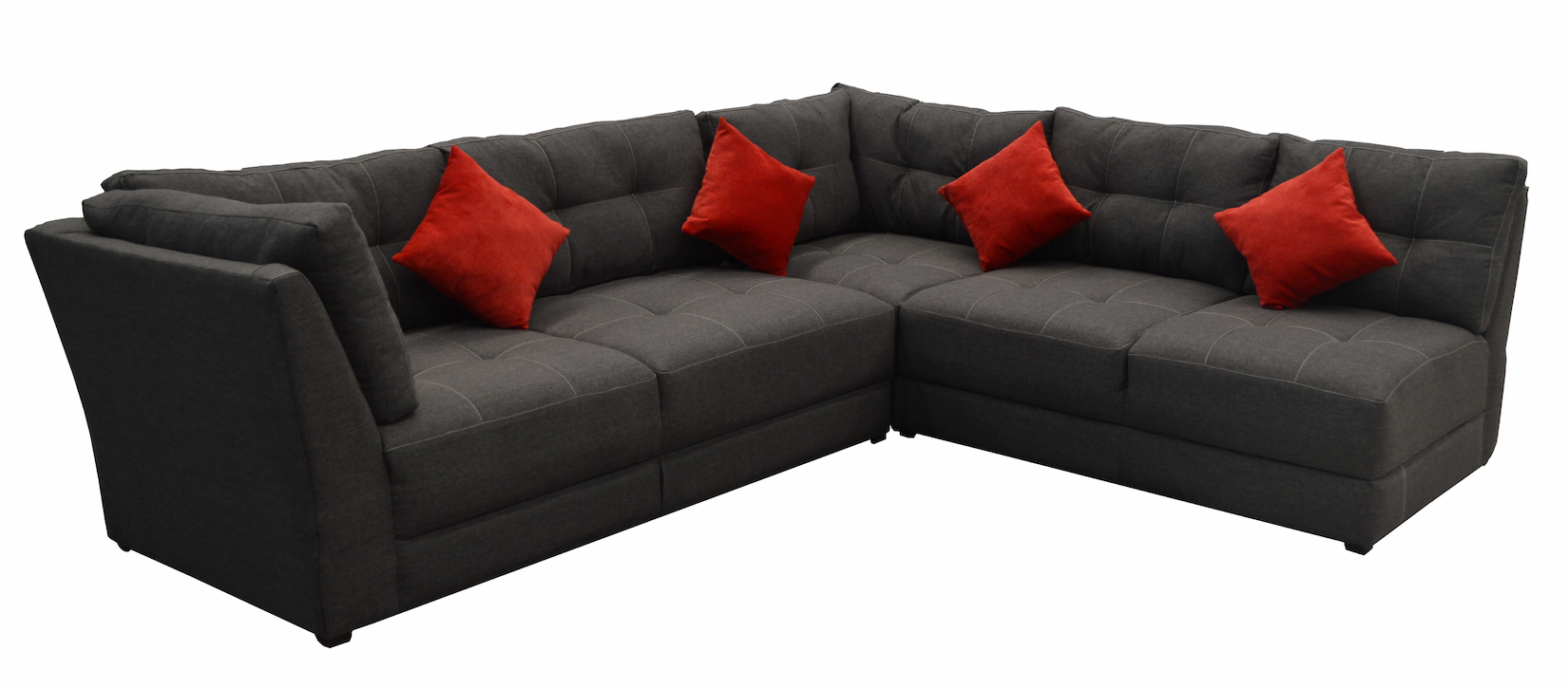 Sala esquinera Calibri 300x210 cm, Curri Gris Oxford, El Bazar Store EL ...