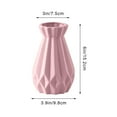 thumbnail image 3 of DefiDgd Ceramic Vase Flower Stripe Vase for Modern Home Decor,for Table Centerpieces Living Room Office Wedding Farmhouse Decor Gifts(Pink), 3 of 6