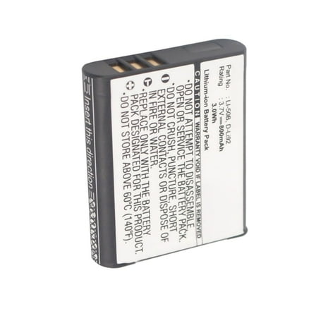 Replacement Battery for Ricoh WG-4 (800mAh Li-ion 3.7V)
