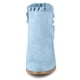 thumbnail image 3 of Botines Tacón De Bloque Con Volantes Allegra K Cielo azul 36, 3 of 7