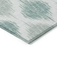 thumbnail image 4 of Addison Rugs Chantille Indoor/Outdoor Transitional Ikat Aqua Washable Rectangle Rug, 9' x 12', 4 of 6