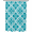Blue, variant on Simply Daisy 70" W x 73" H Ceylon Geometric Print Polyester Shower Curtain, Turquoise
