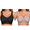 Black+Dusty Rose CC1, variant on Super Firming Bra - Women's Wirefree Support Lingerie - 3D Suspension Lift Technology - Zero-Pressure Memory Foam & Anti-Sagging Shaping Bra 2026