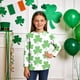 thumbnail image 1 of Blusas y camisas de manga larga con cuello redondo, informales, con estampado del Día de San Patricio, de manga tres cuartos y cuello redondo, para niños de talla mediana y grande., 1 of 6