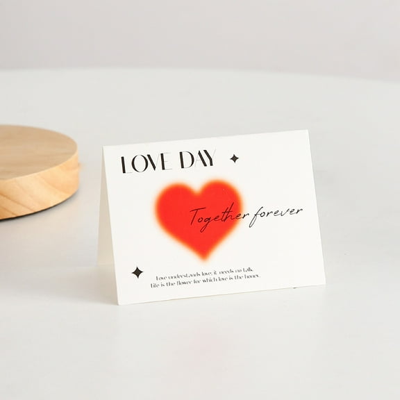 Love Words Greeting Cards Assortment, Painted Illustration (4 designs, 20 Card for Valentine's Day, Bridal Showers, Weddings, All Occasion)