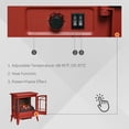 thumbnail image 5 of HOMCOM Freestanding Electric Fireplace 25” x 28.5” 1400W Indoor Fireplace, 5 of 9