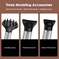 thumbnail image 7 of Hair Dryer, Ionic Infrared Blow Dryer With Constant Temperature, 700W Salon Style Dryer With Cold Shot Button & 3 Speed Heat Settings For Frizz Control, Fast Drying For Home & Travel, 7 of 7