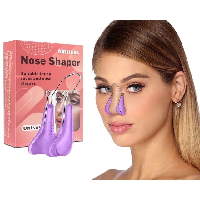 Clip moldeador de nariz AMIJEAL de silicona, corrector sin dolor