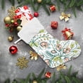 thumbnail image 6 of Coolnut 17.7 Inch Christmas Stockings, 1 PCS Floral Pattern Presonalized Large Stocking Sock for Family Holiday Xmas Party Decorations, 6 of 7