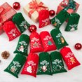 thumbnail image 7 of Xsylife 12PCS Christmas Candy Bag Cute Drawstring Present Bags Holiday Apple Treat Bags for Party Decoration Supplies, 7 of 7