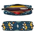 thumbnail image 2 of Fotbe Space Sleeping Panda Pattern Leather Pencil Case, Pencil Pouch with Durable Zipper, Compact and Stylish Organizer for Stationery, Art Supplies, Travel Essentials, 2 of 7