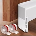thumbnail image 1 of Guardapolvo y Protector para Puerta Exterior, Cubre Polvo para Puerta, Tira de Sellado de Ventanas, Burlete para Puerta Autoadhesiva de Silicona Bloquea el Ruido y Insectos (2M, Blanco, 1 of 5
