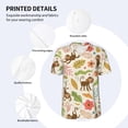 thumbnail image 4 of Balery Monkeys in the Jungle Baseball Jersey for Men Casual Button Down Shirts Short Sleeve Active Team Sports Uniform-XX-Large, 4 of 9