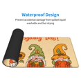 thumbnail image 4 of Pofeuu Gnomes Happy Thanksgiving Print Desk Mat for Keyboard and Mouse，Computer Desk Matt for Desktop，Large Mouse Pad for Desk，Desk Pads on Top of Desks 12x31.5in, 4 of 8