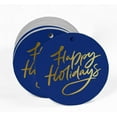thumbnail image 2 of Inkdotpot 50 - Pack Happy Holiday Favor Paper Tag Craft Real Gold Foil Hang Tag, 2 of 6