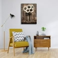 thumbnail image 5 of Rustic Sunflowers Canvas Wall Art Farmhouse Flowers Pictures for Bedroom Bathroom Wall Decor Vintage Sunflower Canvas Painting Old Retro Floral Canvas Prints for Home Office Wall Decoration 12" x 16", 5 of 6