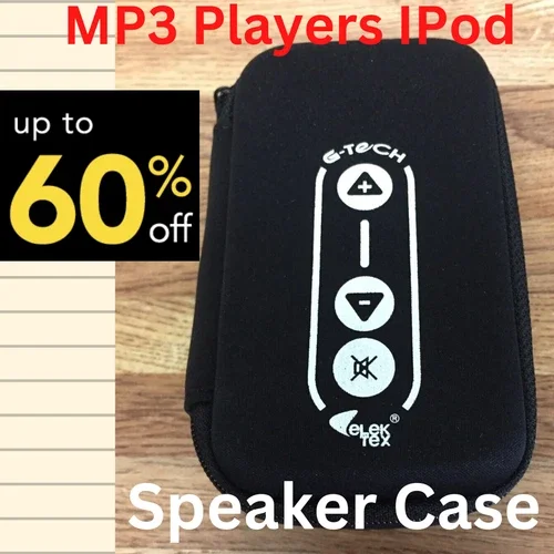 Clearance Sale G-Tech Nxt Protective Speaker Case Black All Mp3 Players Ipod New