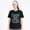 Black-33, variant on Unisex Cotton T-Shirt Moon Witch Dance Graphic Tee, Casual School Halloween Shirt