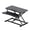 Black, variant on Oufan Standing Desk Converter, 32" Adjustable Sit to Stand Up Workstatio, Dual Monitor Desktop Riser with Wood Keyboard Tray for Home Office