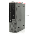 thumbnail image 4 of Restored Dell OptiPlex 7010 USFF Computer Desktop PC, Intel i5 3.2GHz, 8GB Ram, 320GB Hard Drive, Wifi & Bluetooth, BTO Wireless Keyboard And Mouse, 19 Inch FHD Monitor, Webcam, Windows 10 (Refurbished), 4 of 8