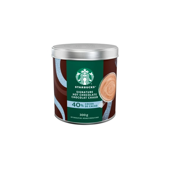 STARBUCKS SIGNATURE HOT CHOCOLATE Mix, 40% Cocoa, RFA Certified Sustainable Cocoa,