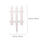 thumbnail image 3 of Sets White Plastic Fence Durable Garden Picket Fence Useful Lawn Edging, 3 of 5