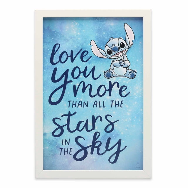 Decoración de pared Disney Lilo y Stitch Love You More Kids