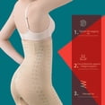 thumbnail image 4 of IONSTech Unique Fiber Restoration Shaper, 2PC Graphene Honeycomb Tightening and Body Shaping Briefs High Waisted Body Shaper Shorts Shapewear for Women Tummy Control, 4 of 5