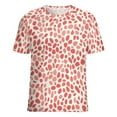 thumbnail image 5 of Leopard Print Pattern T Shirts Basic T-Shirt Short Sleeve Ladies Tee Shirt Summer Graphic Clothing, 5 of 6