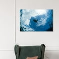 thumbnail image 3 of Wynwood Studio Animals Wall Art Canvas Prints 'Green Sea Turtle From Below by David Fleetham' Sea Animals - Blue, Black, 3 of 5